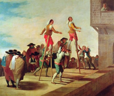 The Stilts by Francisco de Goya